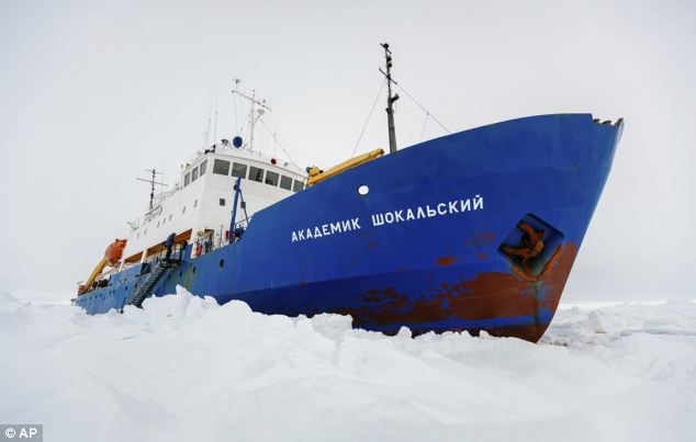 Blizzards could hamper the rescue mission, but the ship is well-stocked and the scientists are continuing their research on the snow around them